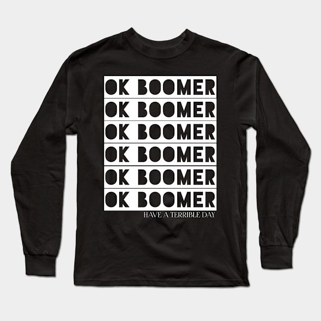 Ok boomer Long Sleeve T-Shirt by houssem